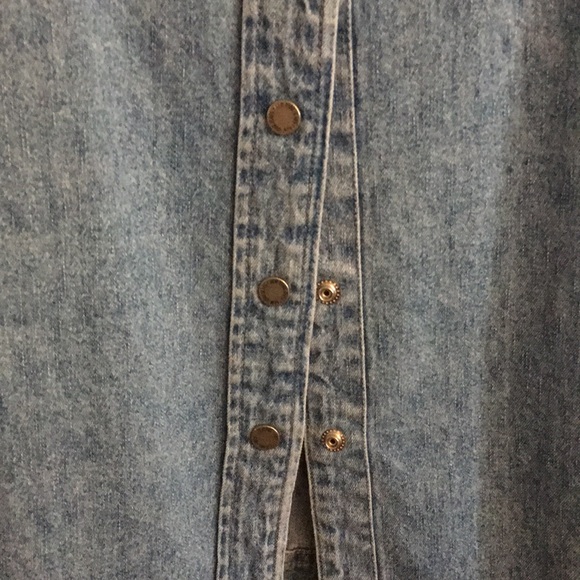 💙Vintage Cotton Denim Jumper - Picture 6 of 8